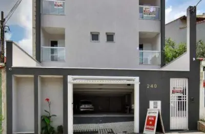 Cobertura à venda 2 quartos 1 suíte 1 vaga humaitá - santo andré - sp