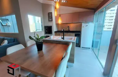 Cobertura à venda 2 quartos 1 suíte 2 vagas parque das nações - santo andré - sp
