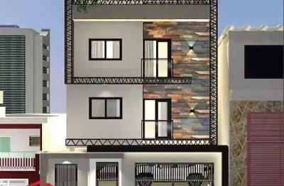Cobertura- 114m², bairro progresso em santo andré - sp