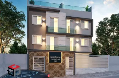Cobertura à venda 2 quartos 1 vaga luzita - santo andré - sp