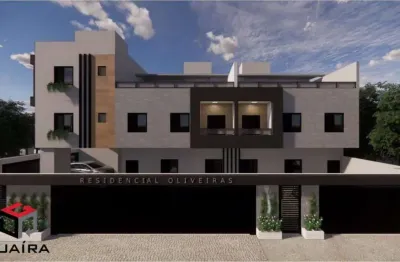 Sobrado novo com 83m² localizado no bairro jardim em santo andré/sp.