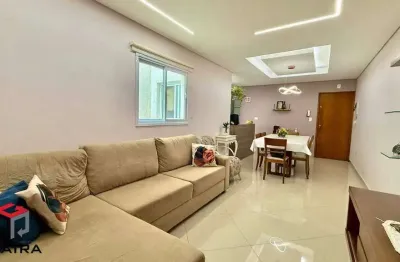 Cobertura à venda 3 quartos 1 suíte 2 vagas alzira - santo andré - sp