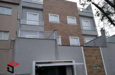 Cobertura à venda 2 quartos 1 vaga linda - santo andré - sp