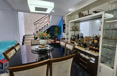 Sobrado à venda 5 quartos 2 suítes 2 vagas bastos - santo andré - sp