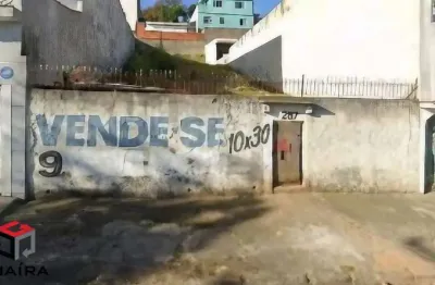Terreno à venda na Rua Casimiro de Abreu, 287, Vila Aquilino, Santo André