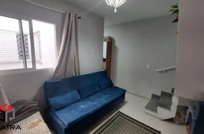 Cobertura 90 m² localizado no bairro cecília maria santo andré - sp