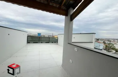 Cobertura à venda 2 quartos 1 suíte 1 vaga santo alberto - santo andré - sp