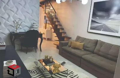 Cobertura à venda 2 quartos 1 suíte 2 vagas campestre - santo andré - sp