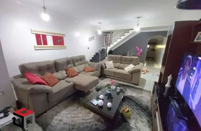 Sobrado à venda 3 quartos 1 suíte 2 vagas marajoara - santo andré - sp