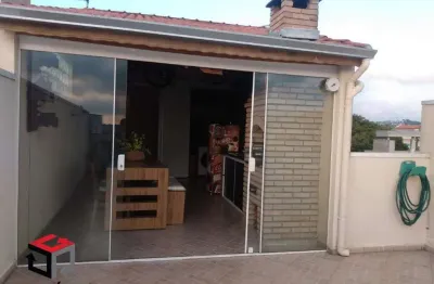 Cobertura com 132 m² localizado no bairro humaitá em santo andré - sp.