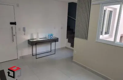 Cobertura à venda 2 quartos 1 suíte 1 vaga camilópolis - santo andré - sp