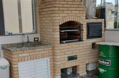 Cobertura à venda 2 quartos 1 suíte 2 vagas utinga - santo andré - sp
