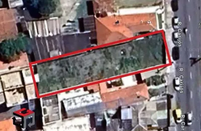 Terreno à venda na Rua Carijós, 82, Vila Alzira, Santo André