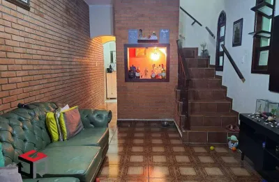 Sobrado à venda 3 quartos 1 suíte 2 vagas valparaíso - santo andré - sp