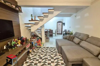 Sobrado à venda 3 quartos 1 suíte 2 vagas stella - santo andré - sp