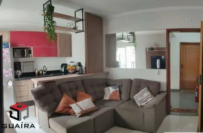 Apartamento à venda 2 quartos 1 suíte 1 vaga aquilino - santo andré - sp