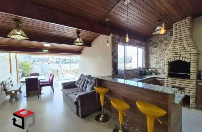 Cobertura à venda 3 quartos 1 suíte 2 vagas curuçá - santo andré - sp