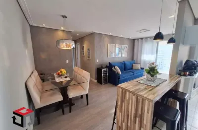 Apartamento à venda 2 quartos 1 suíte 1 vaga lusitânia - são bernardo do campo - sp