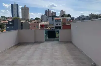Cobertura à venda 2 quartos 1 suíte 1 vaga alzira - santo andré - sp