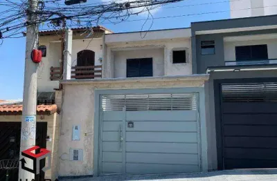 Sobrado à venda 3 quartos 1 suíte 2 vagas utinga - santo andré - sp