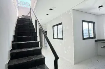 Cobertura 78 m² localizado no bairro casa branca santo andré - sp