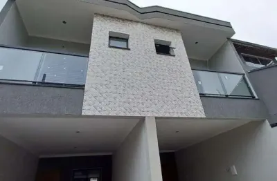 Sobrado à venda 3 quartos 1 suíte 2 vagas clarice - santo andré - sp