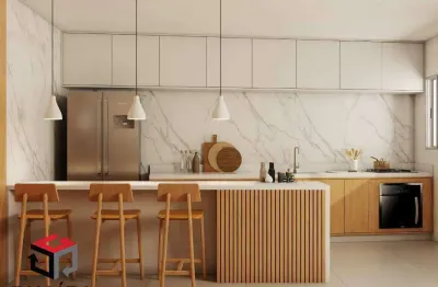 Apartamento à venda 2 quartos 1 suíte 2 vagas guiomar - santo andré - sp
