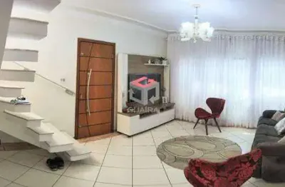 Sobrado à venda 3 quartos 1 suíte 2 vagas alzira - santo andré - sp
