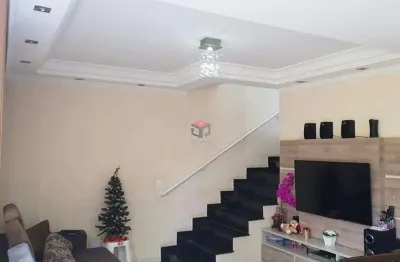 Sobrado à venda, 3 quartos, 2 vagas, camilópolis - santo andré/sp