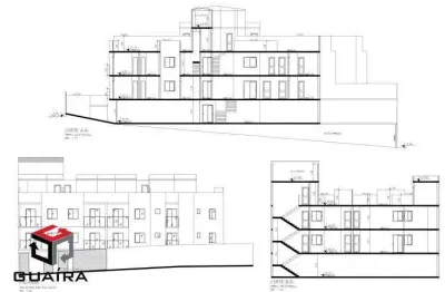 Cobertura à venda 2 quartos 1 suíte 2 vagas paraíso - santo andré - sp