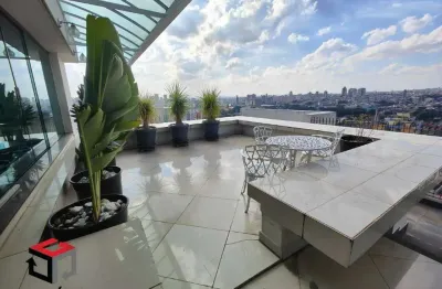 Cobertura à venda 4 quartos 1 suíte 1 vaga centro - santo andré - sp