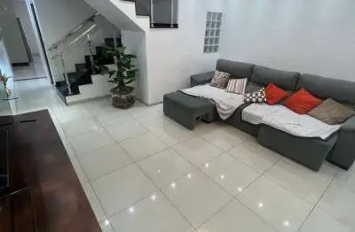 Sobrado à venda 3 quartos 1 suíte 5 vagas marajoara - santo andré - sp