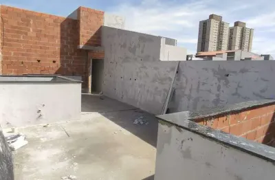 Cobertura à venda 2 quartos 1 suíte 1 vaga humaitá - santo andré - sp