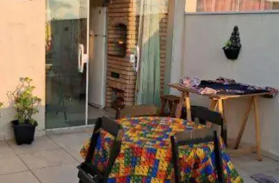 Cobertura à venda 2 quartos 1 suíte 2 vagas santo alberto - santo andré - sp