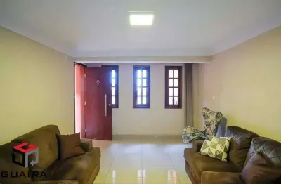 Sobrado à venda 3 quartos 1 suíte 2 vagas jardim - santo andré - sp