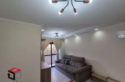 Apartamento 3 quartos 1 suíte 1 vaga mobiliado valparaiso - santo andré - sp