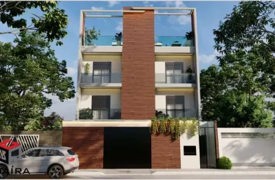 Cobertura à venda 2 quartos 1 suíte 2 vagas novo oratório - santo andré - sp