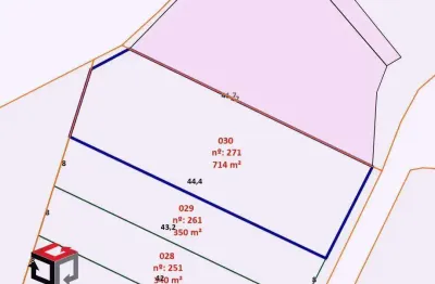 Terreno à venda na Rua Caconde, 271, Vila Clarice, Santo André