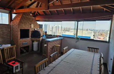 Cobertura à venda 2 quartos 1 suíte 2 vagas vila aquilino - santo andré - sp