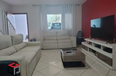 Sobrado á venda com 3 quartos sendo 2 suíte, 2 vagas- jardim las vegas- santo andré- sp