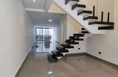 Sobrado para aluguel 3 quartos 3 suítes 2 vagas camilópolis - santo andré - sp