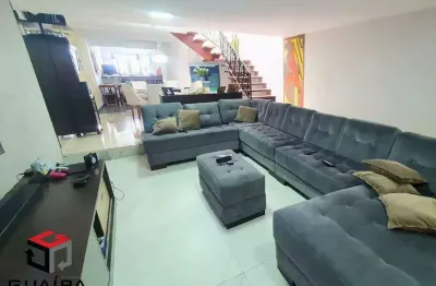 Sobrado para aluguel 3 quartos 1 suíte 4 vagas novo oratório - santo andré - sp