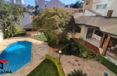 Sobrado para aluguel 5 quartos 4 suítes 8 vagas jardim bela vista - santo andré - sp