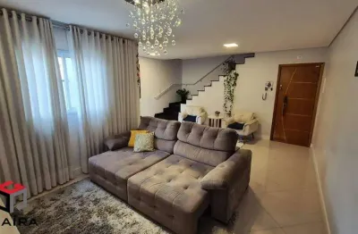 Duplex à venda 3 quartos 1 suíte 2 vagas vila pires - santo andré - sp