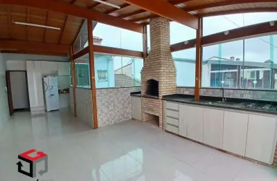 Cobertura para aluguel 2 quartos 1 suíte 2 vagas camilópolis - santo andré - sp