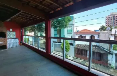 Sobrado para aluguel 3 quartos 1 suíte 4 vagas floresta - santo andré - sp