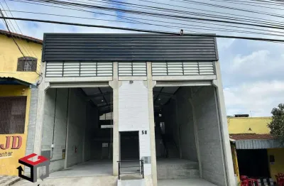 Barracão / Galpão / Depósito para alugar na Rua Antônio Luiz Ferreira, 58, Vila Carlina, Mauá