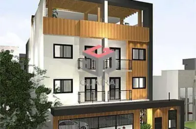 Cobertura à venda 2 quartos 1 vaga américa - santo andré - sp