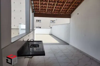 Cobertura nova com 146 m² com elevador, localizado no bairro campestre em santo andré - sp.