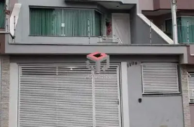 Sobrado à venda 3 quartos 1 suíte 4 vagas jardim bela vista - santo andré - sp